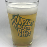 Flags Over WI Two Three Beers Pint Glass