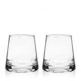 Viski Raye Burke Crystal Whiskey Glasses s/2