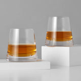 Viski Raye Burke Crystal Whiskey Glasses s/2