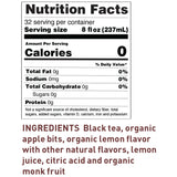 Nutritional Facts for Half and Half Sweet Tea Republic of Tea