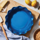 Le Creuset 9" Heritage Fluted Pie Dish