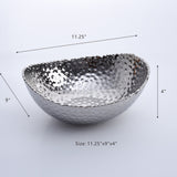 Pampa Bay Large Oval Bowl Silver