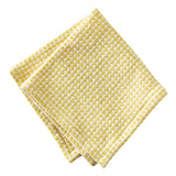 Tag Textured Dish Cloth yellow and white checked