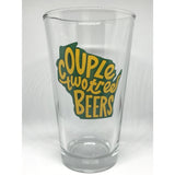 Flags Over WI Two Three Beers Pint Glass
