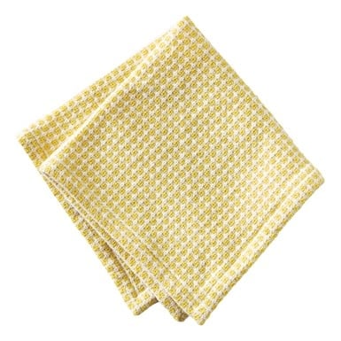 Tag Textured Dish Cloth yellos and white checked