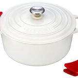 Le Creuset Silicone Pot Grips - Red