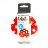 Kikkerland Mushroom Scrub Sponges