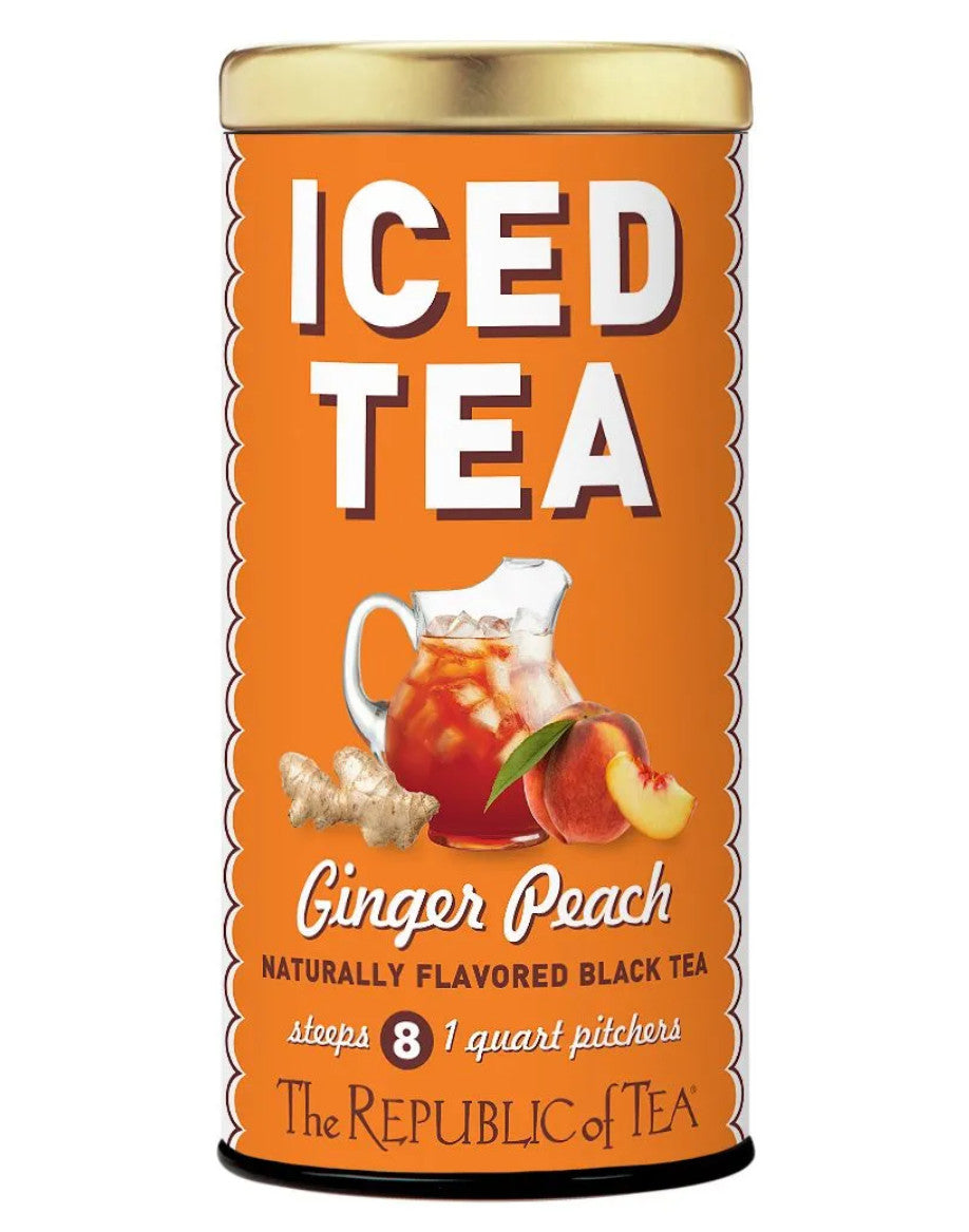 Picture Republic of Tea Iced Tea Ginger Peach Can
