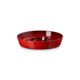 Le Creuset Oval Chip & Dip Platter Cerise