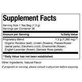 Picture Republic of Tea Get Relaxed Tea  Supplement Facts