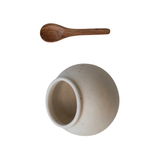 Creative Co-op Stoneware Salt Cellar