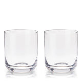 Viski Raye Crystal Lowball Whiskey Tumblers s/2
