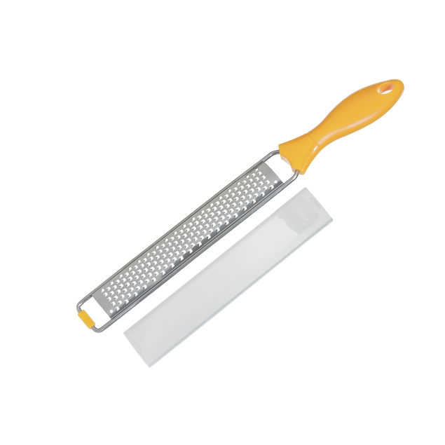 Progressive Zest & Grater with blade guard and yellow handle
