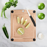 Epicurean All-in-One 11.5" x 9" Natural Cutting Board