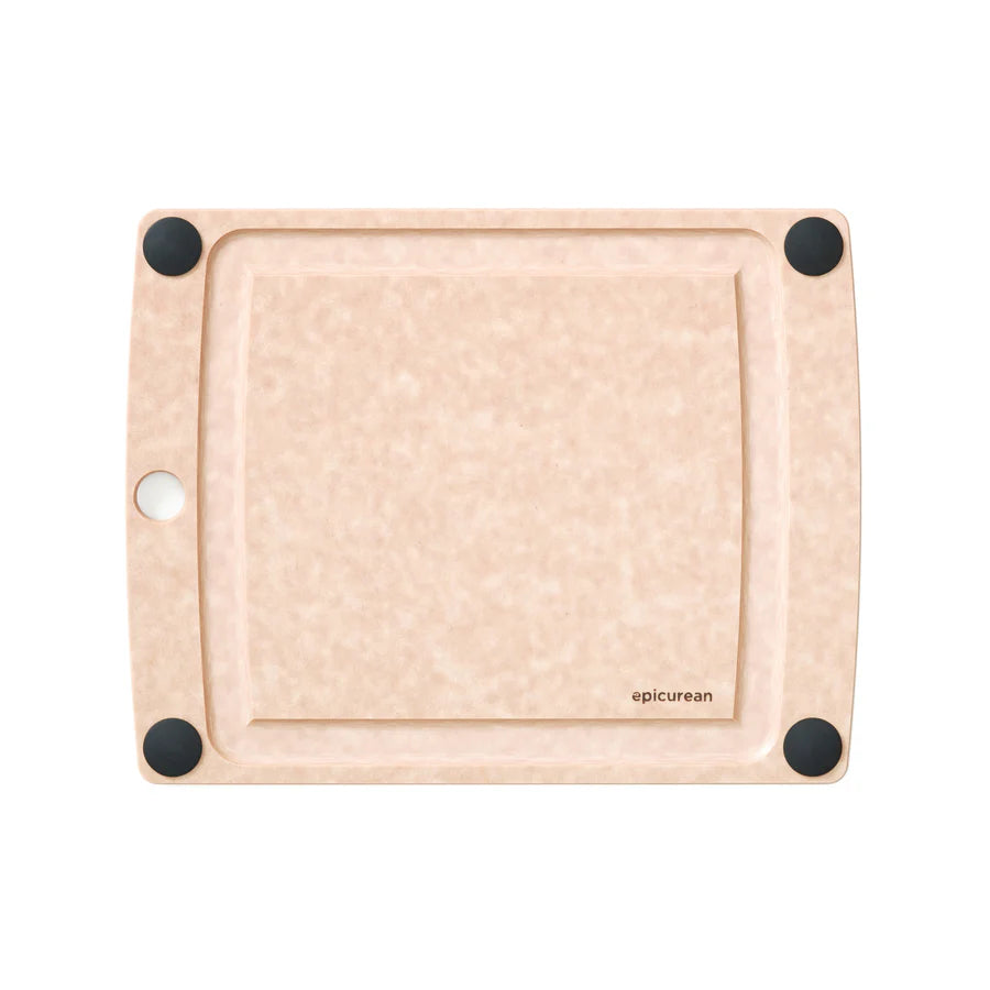 Epicurean All-in-One 11.5" x 9" Natural Cutting Board