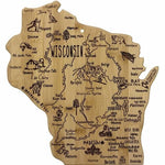 Totally Bamboo Destination Wisconsin Cutting Board