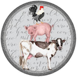 Andreas Jar Opener with cow, pig, and rooster