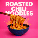 Hotpot Queen Roasted Chili Noodles- Wide & Chewy 5.6 OZ