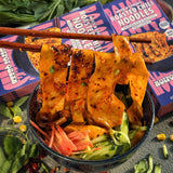 Hotpot Queen Roasted Chili Noodles- Wide & Chewy 5.6 OZ