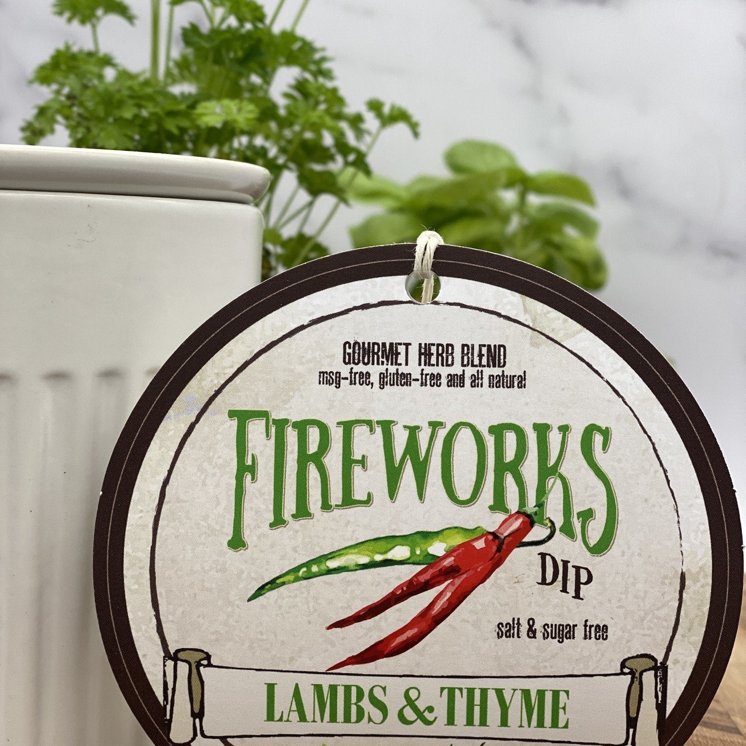 Lambs & Thyme Herb Dips Fireworks