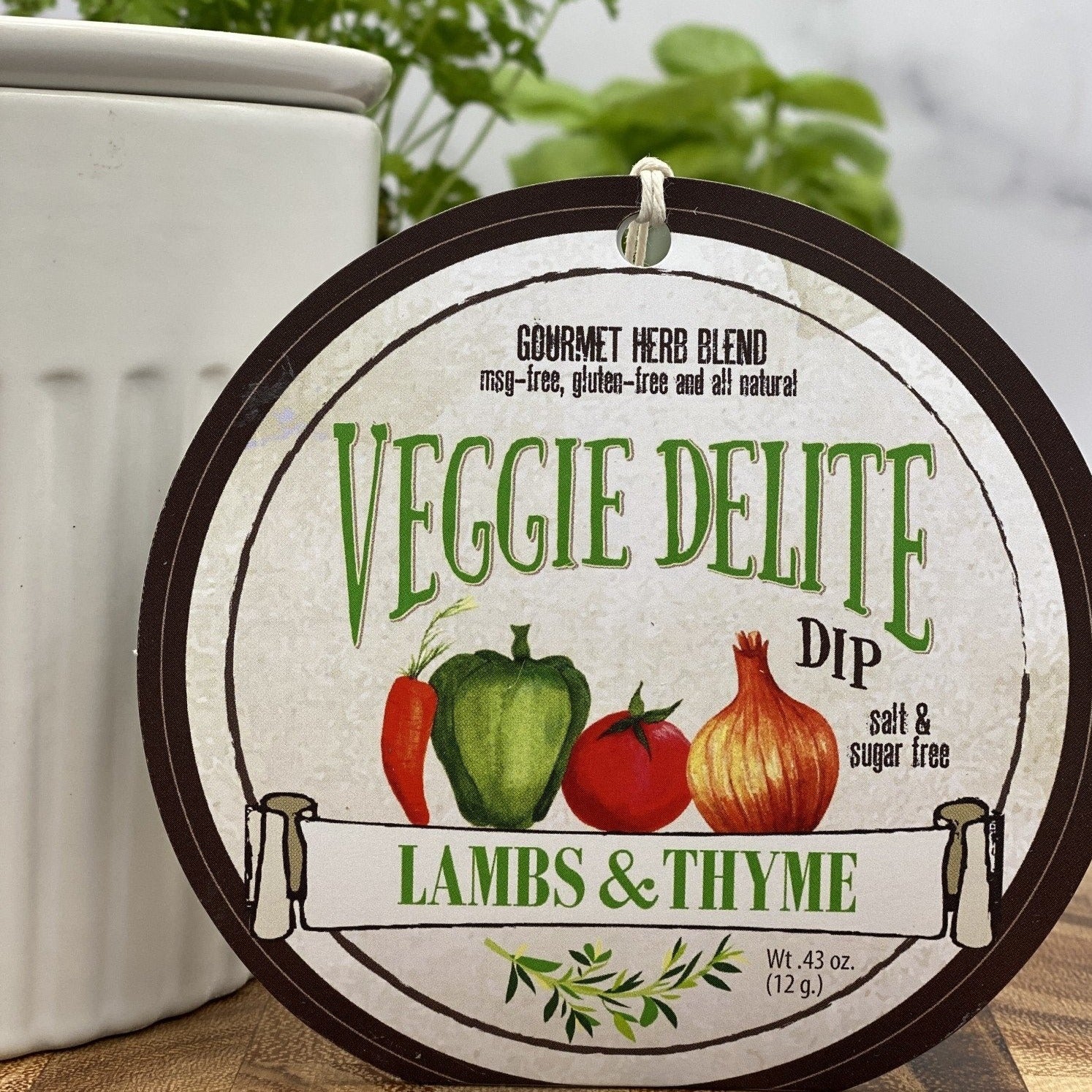 Lambs & Thyme Herb Dips Veggie Delite