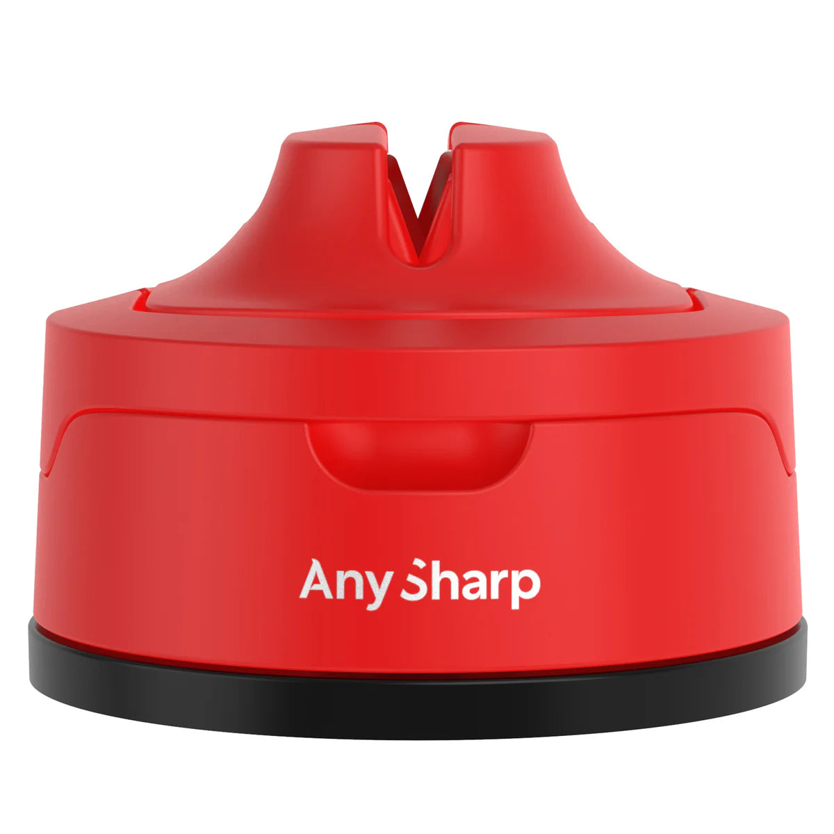Red Any Sharp knife sharpener on a white background