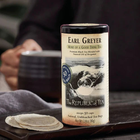 Republic of Tea Earl Greyer Black Tea Bags