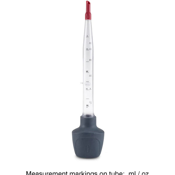 Zyliss 2-in-1 Baster & Infuser showing measurement markings on the side