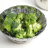 RSVP Steamer filled with broccoli