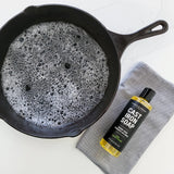 Cast Iron Pan with Caron & Doucet Cast Iron Soap