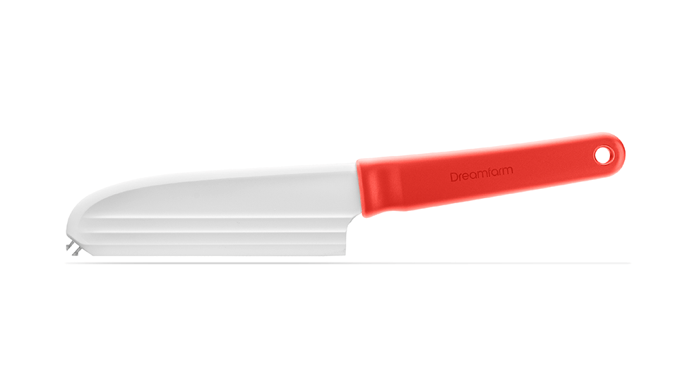 Dreamfarm Cheeseknife Knibble with red handle