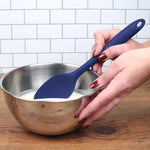 Blue Silicone Spoon and Bowl