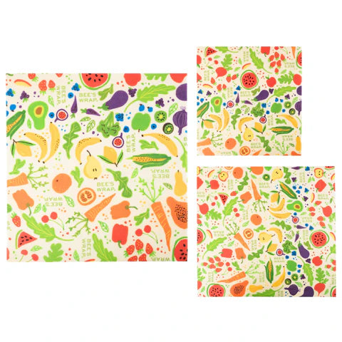 Bees Wrap Assorted 3 Pack Garden Party