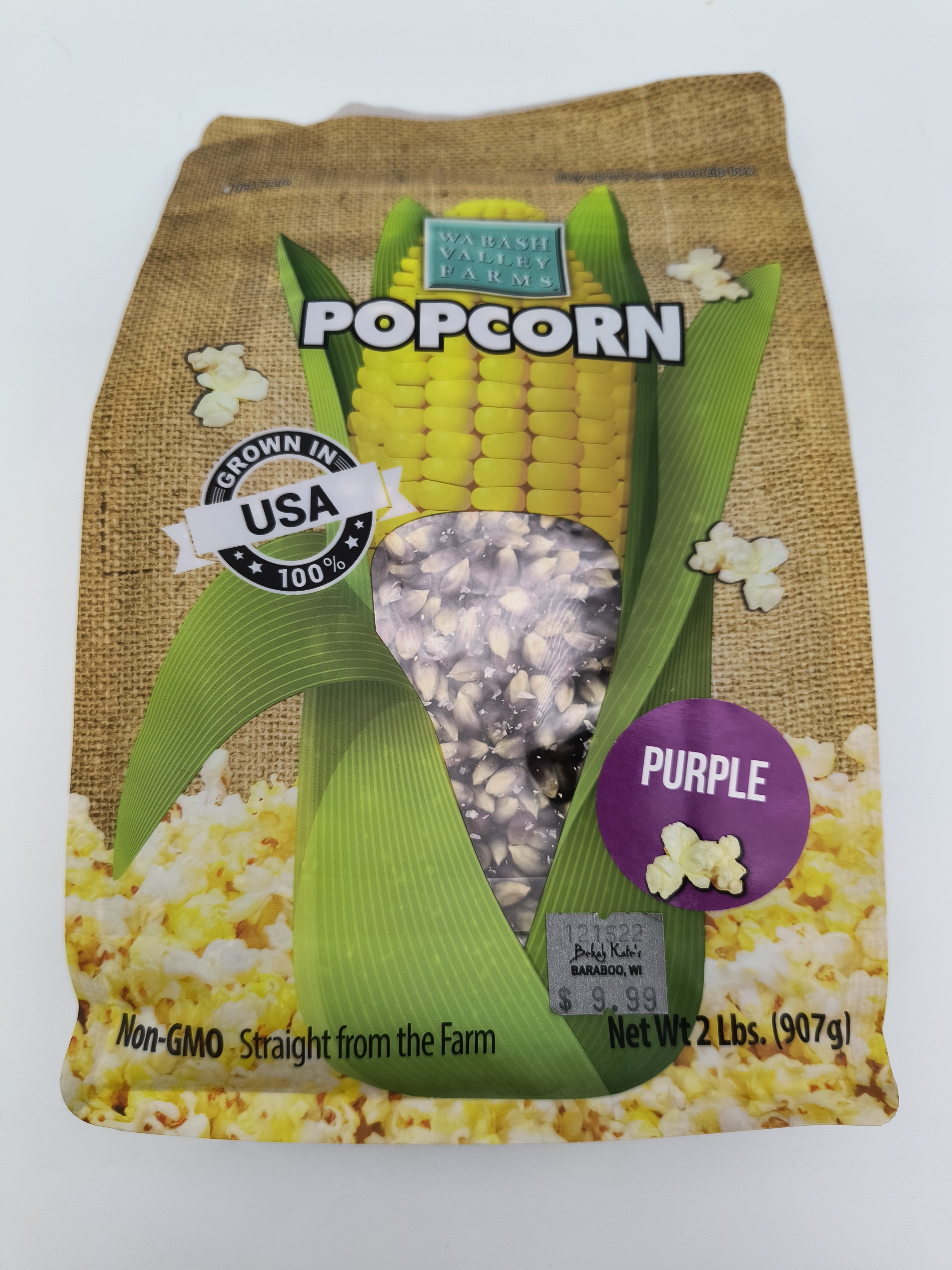 Wabash Family Farms Popcorn- Purple Kernels