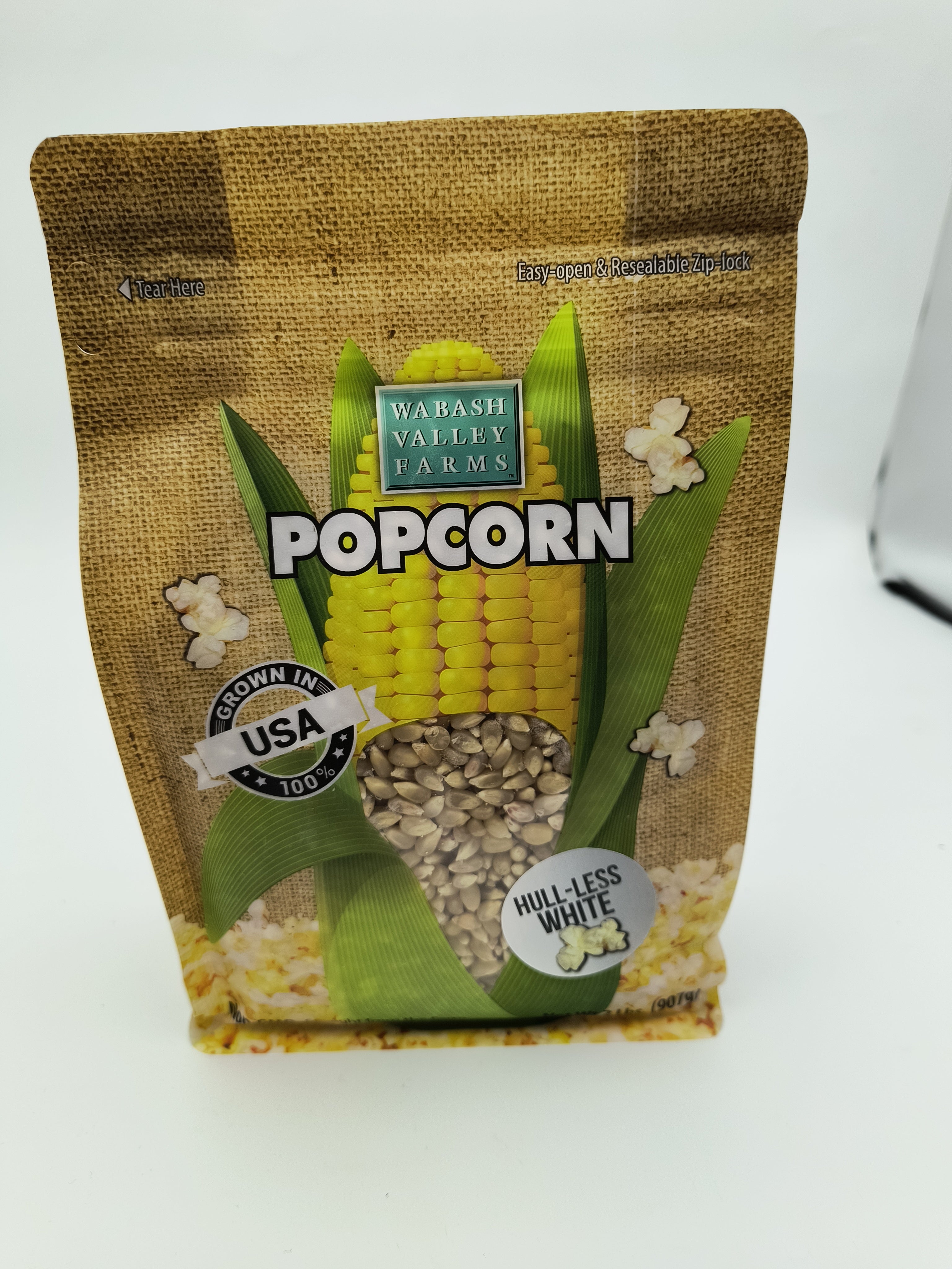 Wabash Family Farms Popcorn- Hull-less White