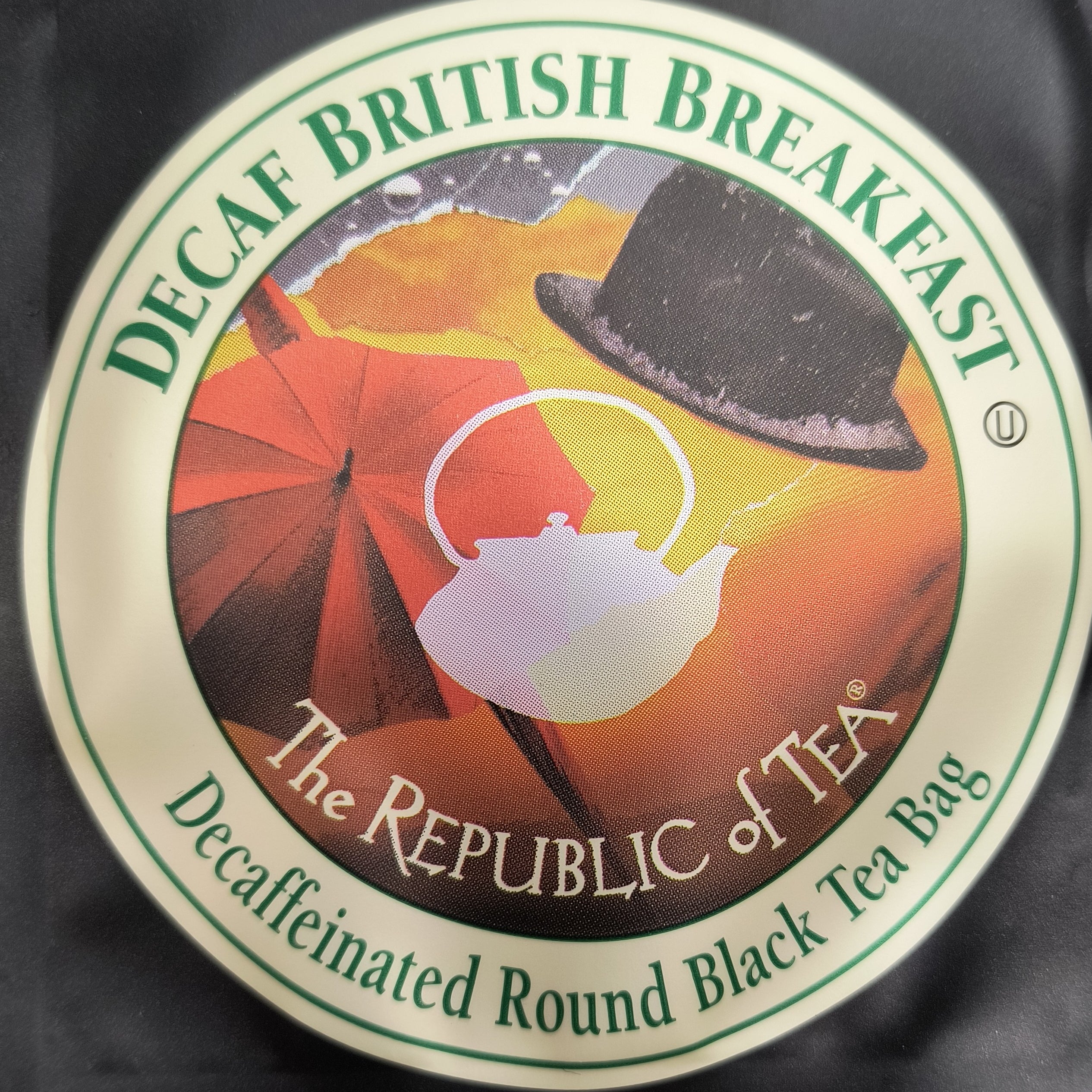 Republic of Tea British Breakfast Decaf Bag