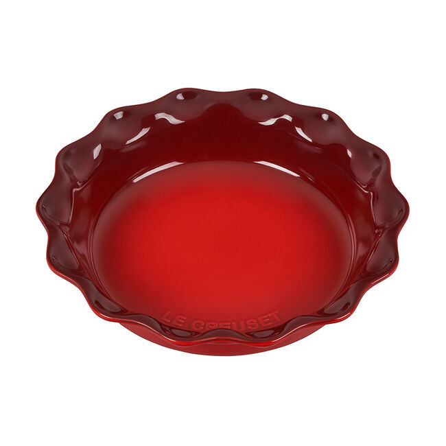 Le Creuset 9" Heritage Pie Dish in Cerise