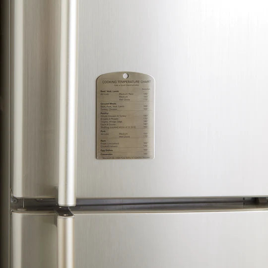 RSVP Temperature Magnet on refrigerator