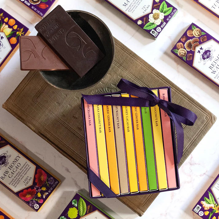 Vosges Haut-Chocolat Mini Exotic Chocolate Bar Library