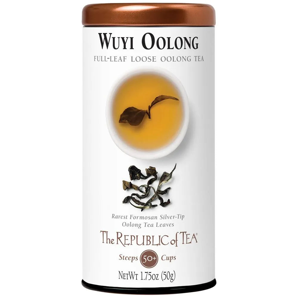 Republic of Tea Wuyi Oolong Full Leaf Can