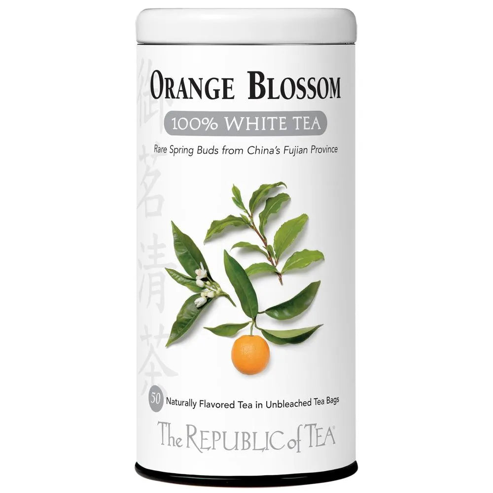 Republic of Tea's Orange Blossom White Tea Can