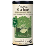 Organic Mint Fields cannister on white background