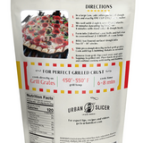 Urban Slicer Grilling Pizza Dough Back of Packaging