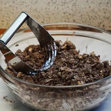 Pastry blender blending dough