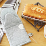 Cake Tester, oven mitt, and cake