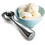 RSVP Vintage Ice Cream Scoop with bowl of ice cream