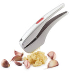 Zyliss Susi 3 Garlic Press with cloves are garlic and grated garlic