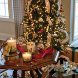 Thymes Frasier Fir in three sizes in front of Christmas Tree