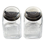 Top View of Salt and Pepper