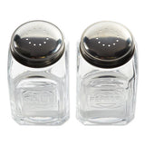 Top View of Salt and Pepper